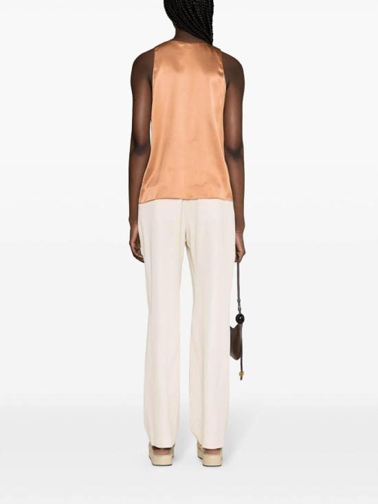 24FW 핑코 민소매 티셔츠 103028A1RIL44 Pink - PINKO