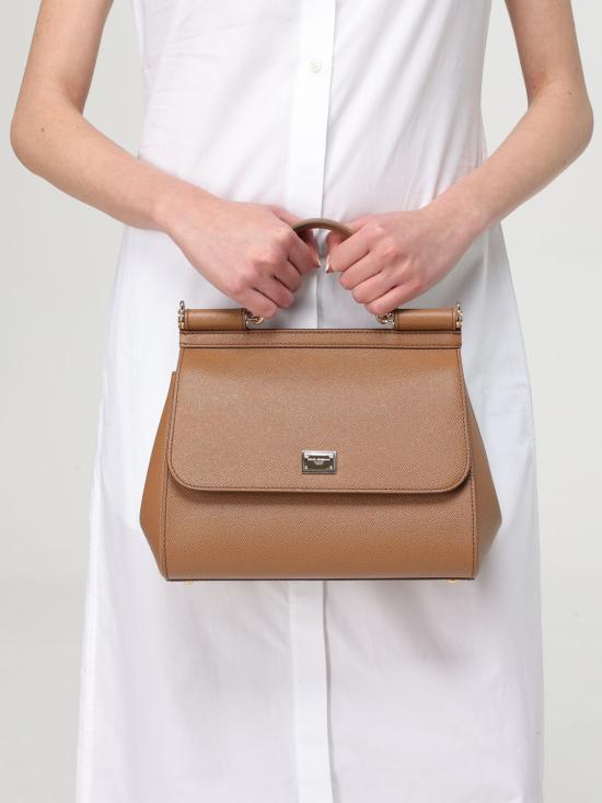 25SS 돌체앤가바나 토트백 BB6002B1001 8M417 Brown - DOLCE & GABBANA