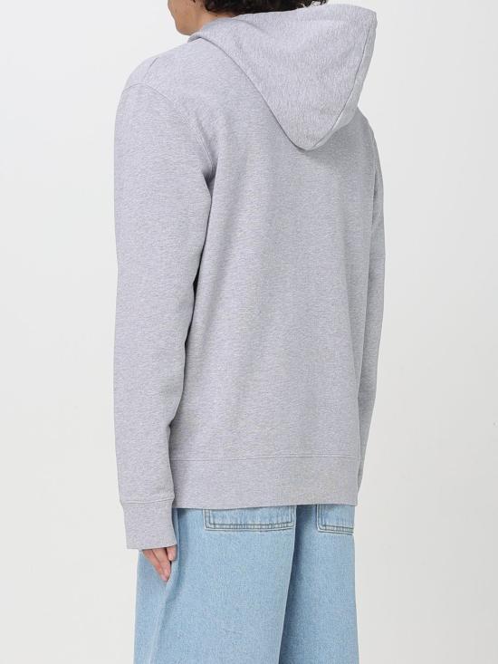 25FW 메종키츠네 폭스 헤드 패치 레귤러 후드  LM00702KM0001 H120 Grey - MAISON KITSUNE