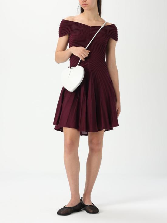 25SS 알라이아 롱 원피스 AA9R2527K010A 332 Burgundy - ALAIA