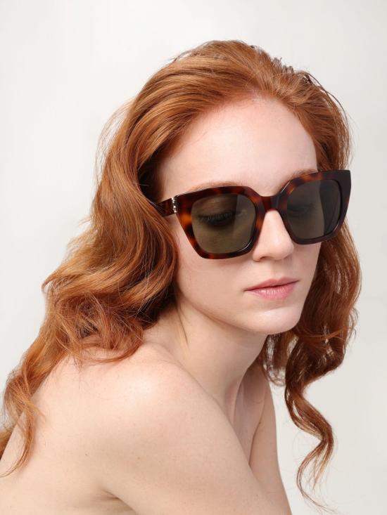 25FW 생로랑 선글라스 SLM143 003 Brown - SAINT LAURENT