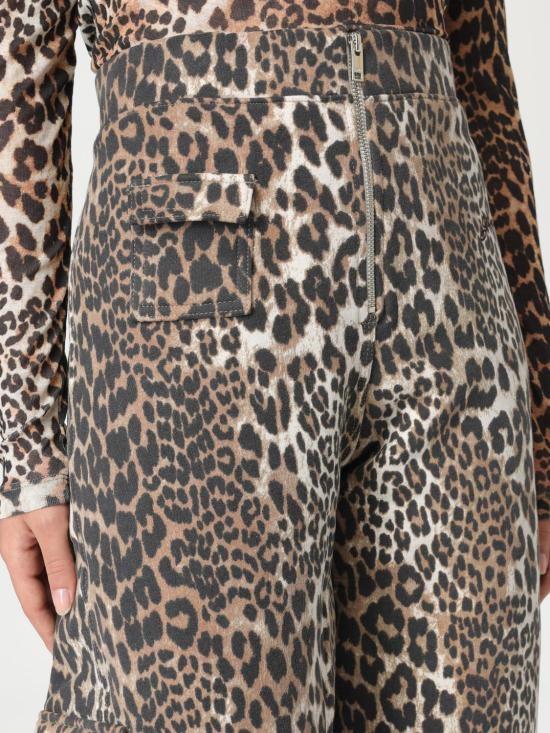 25SS 가니 팬츠 T4209 943 Brown - GANNI