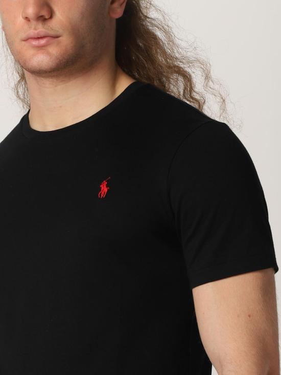 25FW 폴로 랄프로렌 반팔 티셔츠 710680785 001 Black - POLO RALPH LAUREN