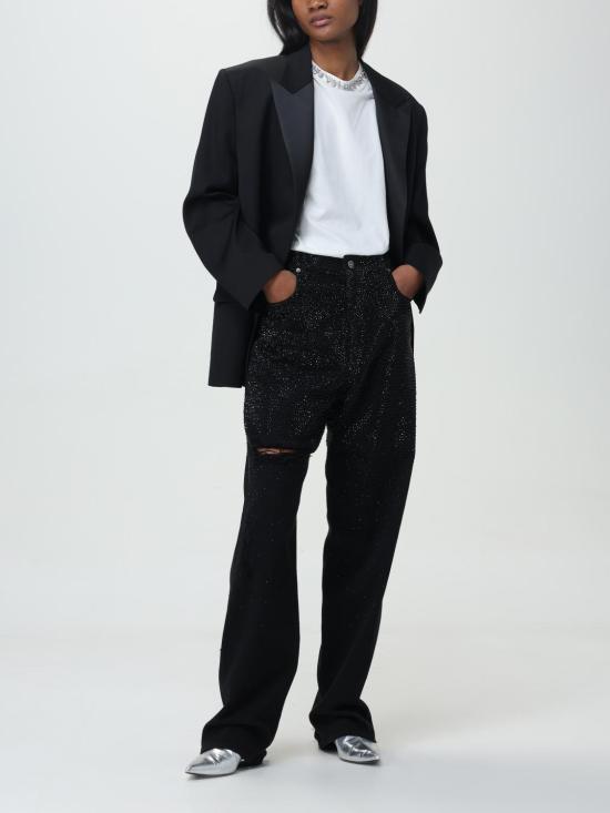 25SS 골든구스 팬츠 GWP00844P00147590100 Black - GOLDEN GOOSE