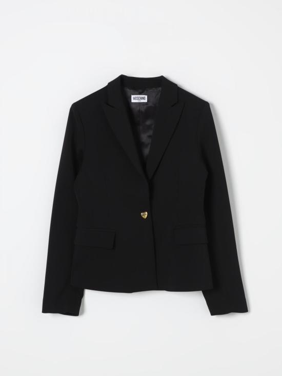 25FW [키즈] 모스키노 캐주얼 자켓 HDA000L2A02 60100 Black