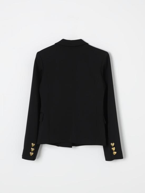 25FW [키즈] 모스키노 캐주얼 자켓 HDA000L2A02 60100 Black - MOSCHINO