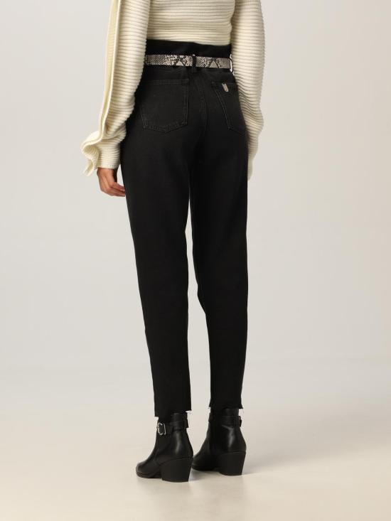 25FW 리우조 데님 팬츠 UF1048D4623 87275 Black - LIU JO