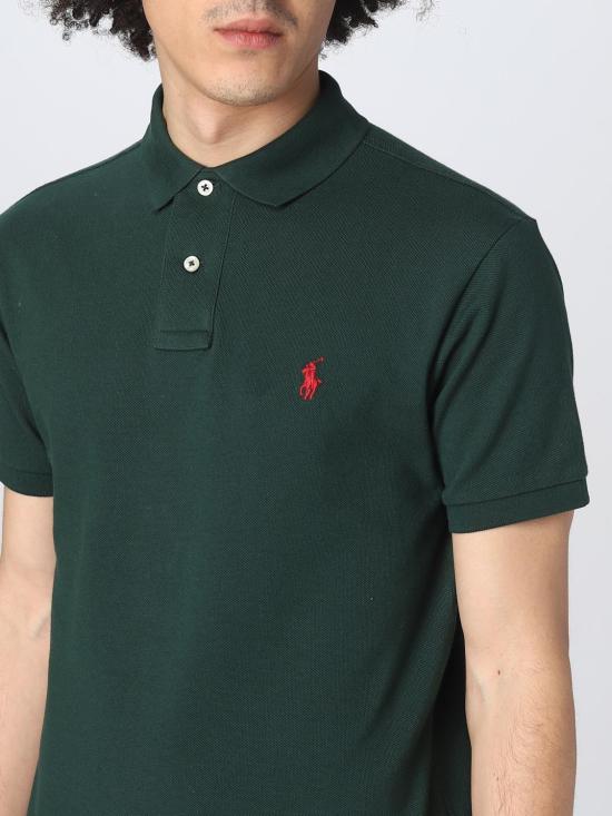 25FW 폴로 랄프로렌 폴로 티셔츠 710795080 018 Green - POLO RALPH LAUREN