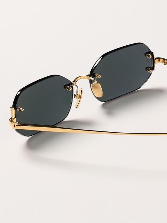 26SS 린다페로우 선글라스 LFL1477C1SUNC1 YELLOWGOLD DEEPGREEN Gold - LINDA FARROW