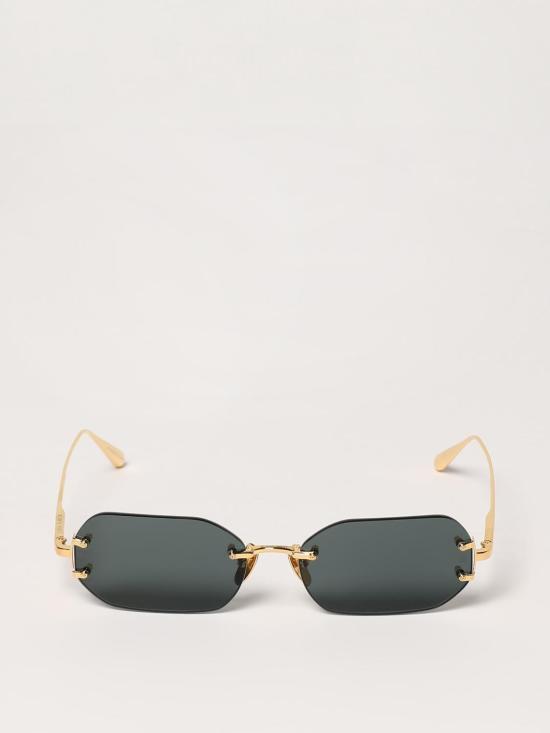 26SS 린다페로우 선글라스 LFL1477C1SUNC1 YELLOWGOLD DEEPGREEN Gold - LINDA FARROW