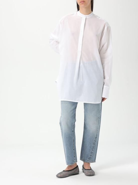 25SS 토템 셔츠 252WRT0427FB0372 047 White - TOTEME