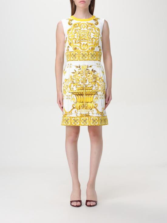 24FW 돌체앤가바나 롱 원피스 F68A8TFPTAH HG3TN Yellow