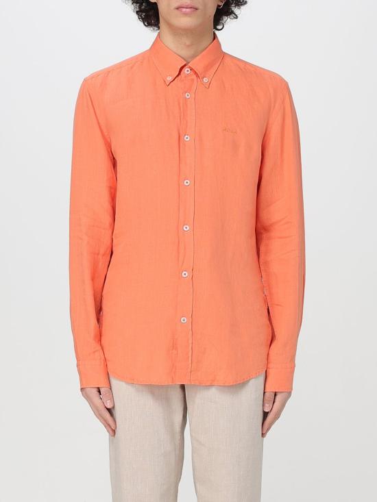 25FW 보스 긴팔 셔츠 50520283 823 Orange