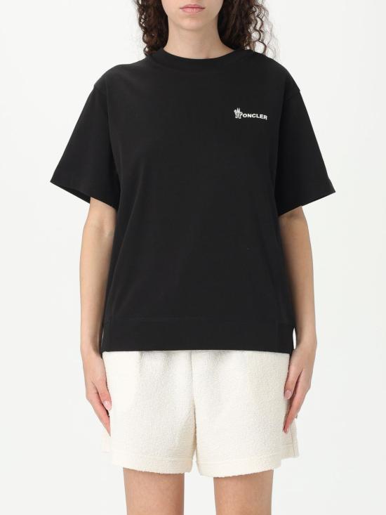 25FW 몽클레어 반팔 티셔츠 K10988C0000983927 999 Black