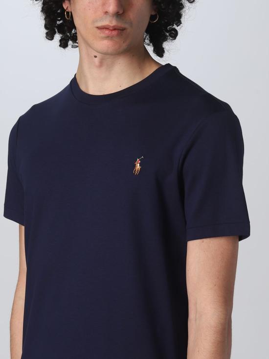 25FW 폴로 랄프로렌 반팔 티셔츠 710740727 003 Navy - POLO RALPH LAUREN