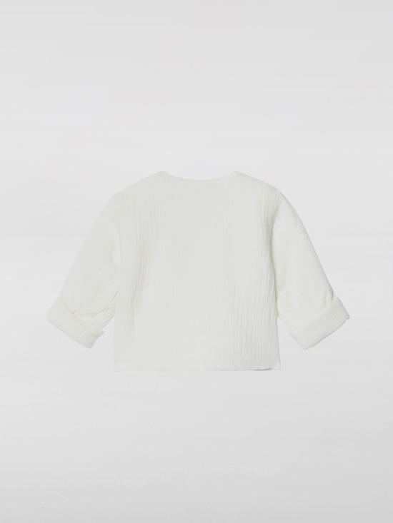 25FW [키즈] 테디 앤 미노우 캐주얼 자켓 E25CN020C0070 100 Beige - TEDDY & MINOU