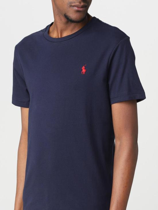 25FW 폴로 랄프로렌 반팔 티셔츠 710680785 004 Blue - POLO RALPH LAUREN