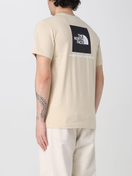 25FW 노스페이스 반팔 티셔츠 NF0A87NP 3X41 Beige - NORTH FACE