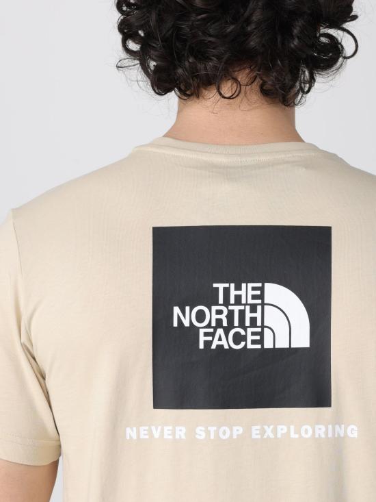 25FW 노스페이스 반팔 티셔츠 NF0A87NP 3X41 Beige - NORTH FACE