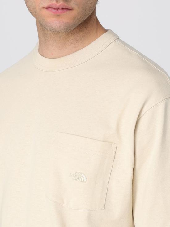 25FW 노스페이스 반팔 티셔츠 NF0A8C3P 3X41 Beige - NORTH FACE