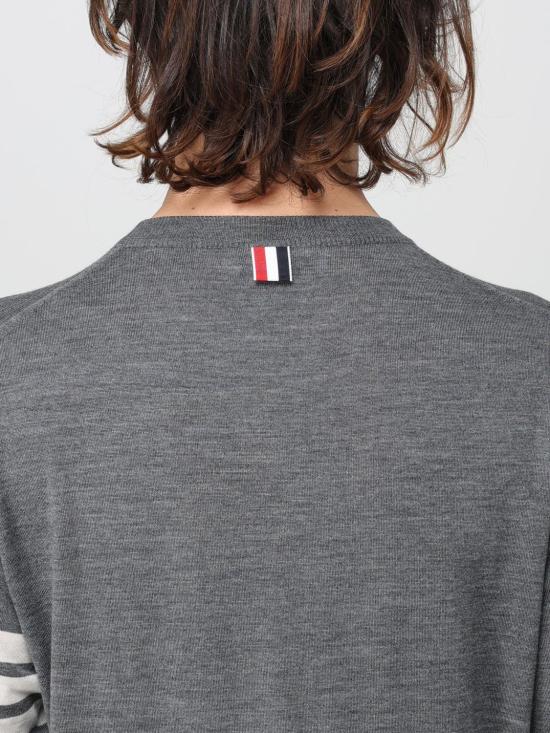 25FW 톰브라운 스웨터 MKA002AY1014 038 Grey - THOM BROWNE