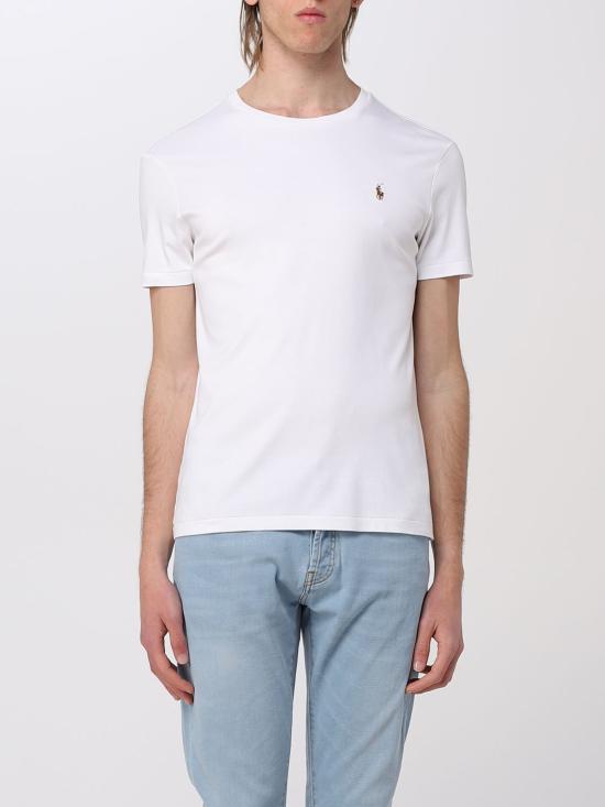 25FW 폴로 랄프로렌 반팔 티셔츠 710740727 002 White