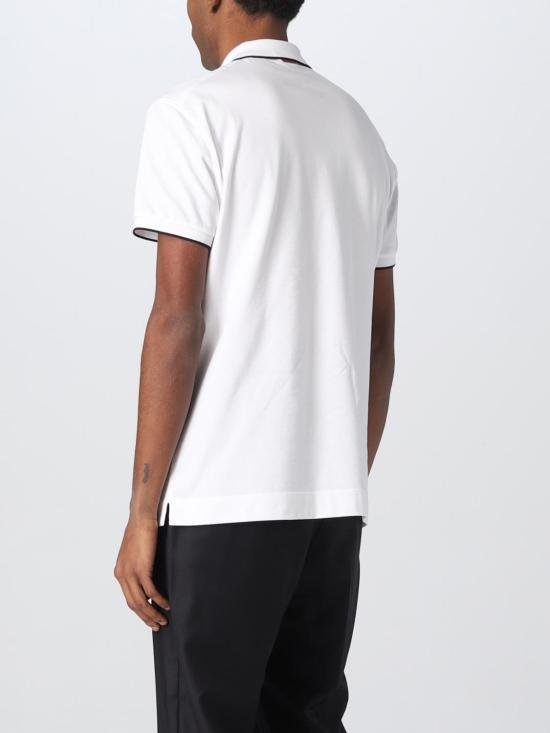 25FW 에르메네질도제냐 폴로 티셔츠 E7358A5B746 N00 White - ERMENEGILDO ZEGNA