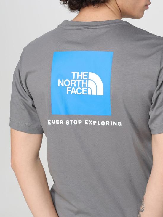 25FW 노스페이스 반팔 티셔츠 NF0A87NP ARX1 Charcoal - NORTH FACE