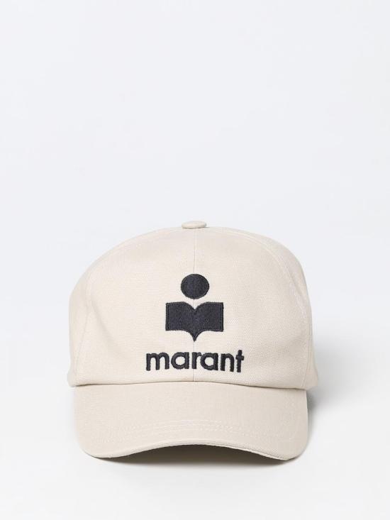 25FW 이자벨마랑 TYRON 타이론 로고 볼캡 CQ001XFBA3C05A ECBK Ecru - ISABEL MARANT