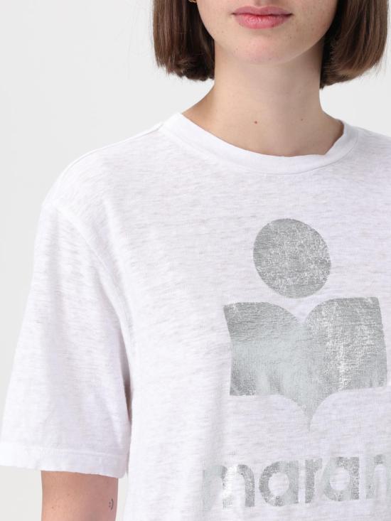 25FW 이자벨마랑에뚜왈 반팔 티셔츠 TS0001FBA1N10E 20WH White - ISABEL MARANT ETOILE