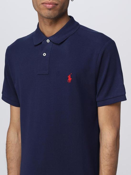 25FW 폴로 랄프로렌 폴로 티셔츠 710795080 007 Navy - POLO RALPH LAUREN