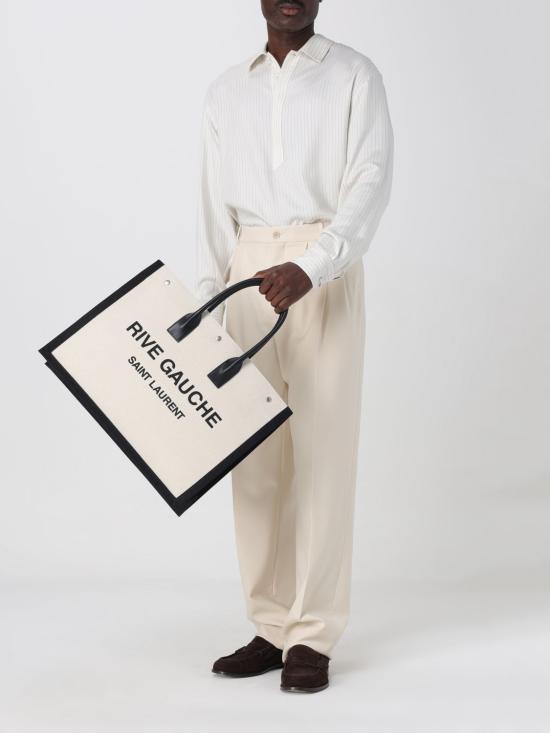 25FW 생로랑 토트백 509415FAAVU 9083 Black - SAINT LAURENT