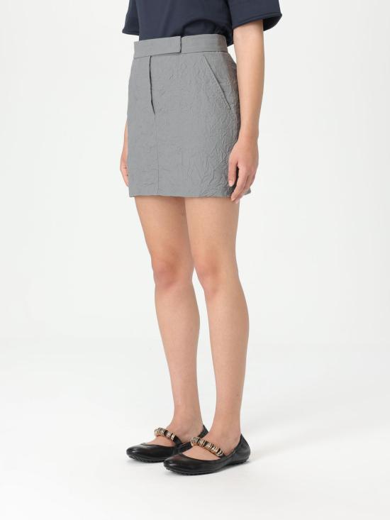 25FW 막스마라 숏 스커트 2511101283600 002 Grey - MAX MARA