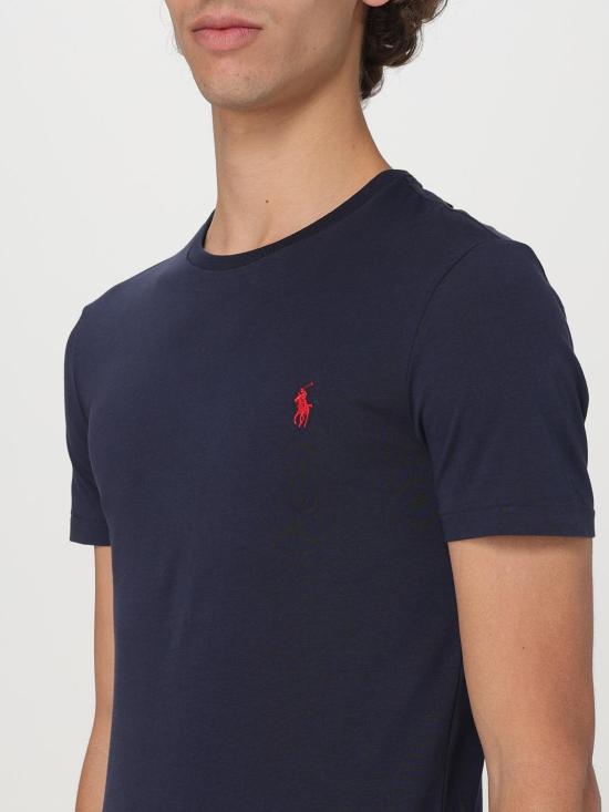 25FW 폴로 랄프로렌 반팔 티셔츠 710680785 004 Blue - POLO RALPH LAUREN