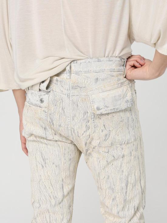 25SS 릭 오웬스 데님 팬츠 RR01E5308SMMC 11 White - RICK OWENS