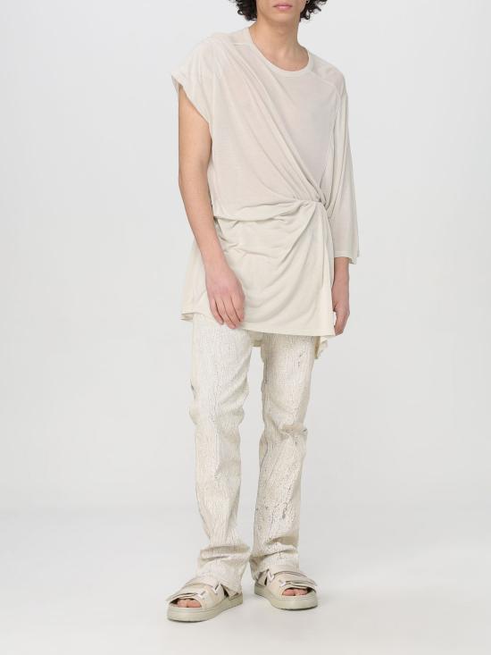 25SS 릭 오웬스 데님 팬츠 RR01E5308SMMC 11 White - RICK OWENS