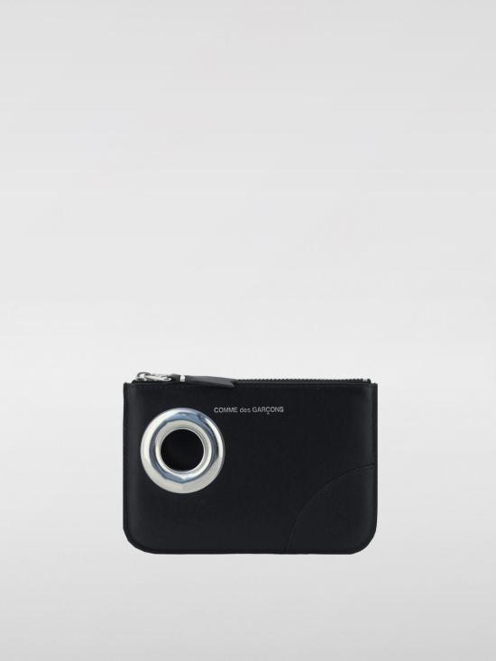 25FW 꼼데가르송 클래식 레더 라인 파우치 SA8100SE 1 Black