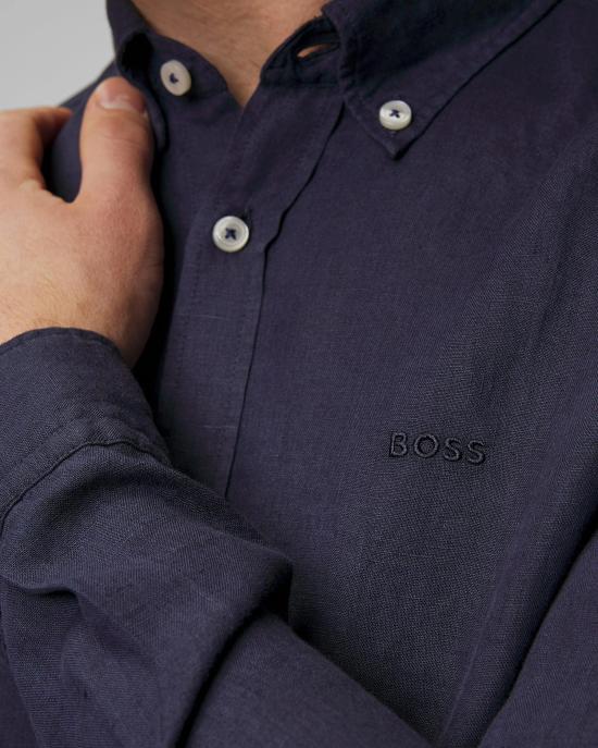 25SS 보스 긴팔 셔츠 50520283 10261979 01 404 Blue - BOSS