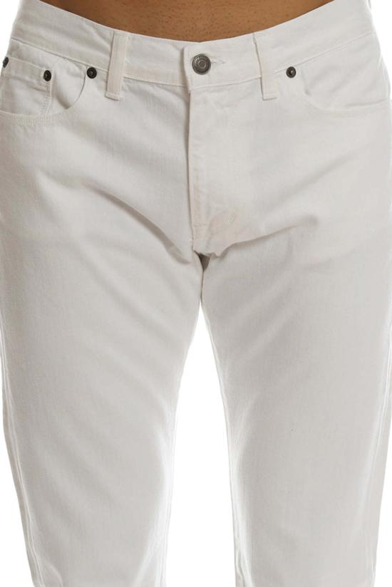  Simon Spurr 스트레이트 팬츠 사이먼 스퍼 파이프 진 화이트 - SIMON SPURR