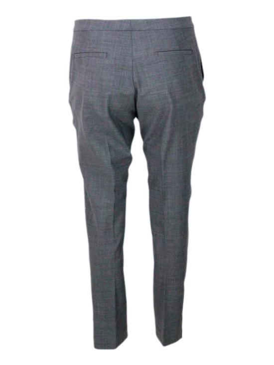  파비아나 필리피 스트레이트 팬츠 PAD214F326I0848185 Grey - FABIANA FILIPPI