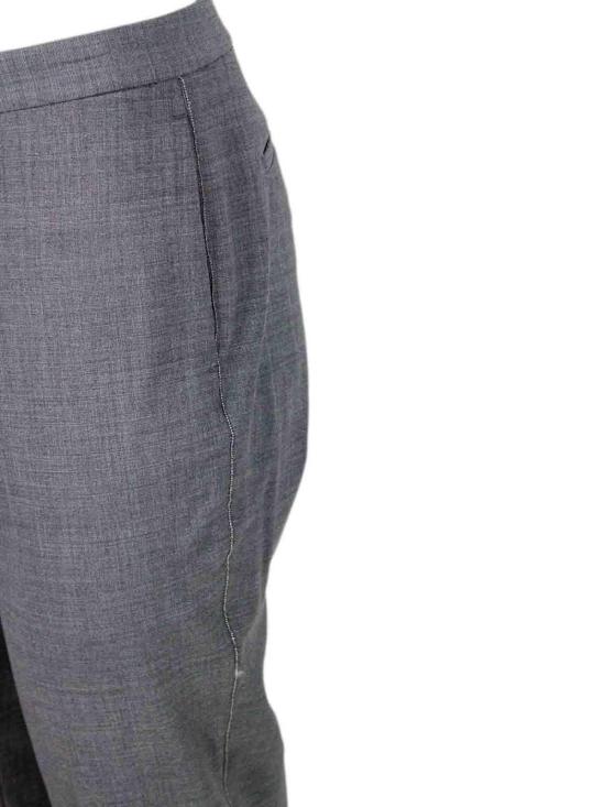  파비아나 필리피 스트레이트 팬츠 PAD214F326I0848185 Grey - FABIANA FILIPPI