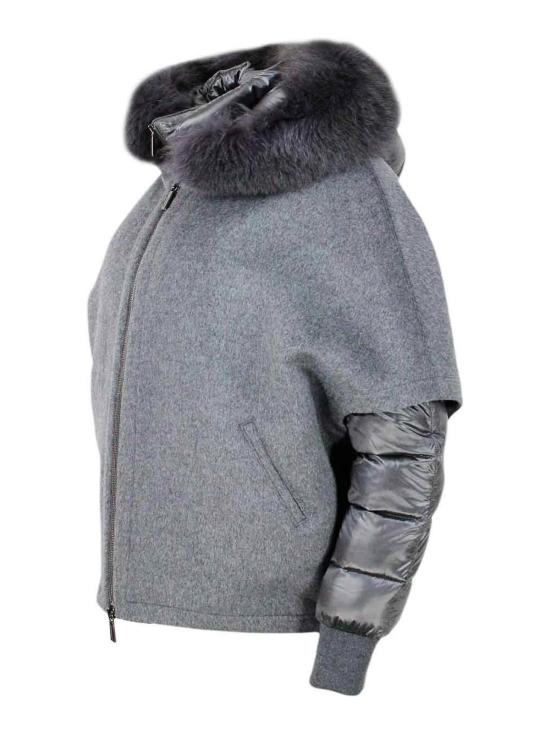  무레르 숏패딩 PEGASOCWR24 Grey - MOORER