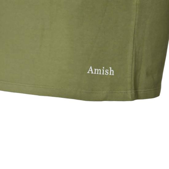 25SS 아미시 반팔 티셔츠 AMU037CL030569C0112 - AMISH