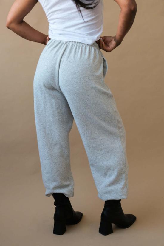  아메리칸 빈티지 트레이닝/조거 팬츠 에보나 조거 라이트 그레이 - AMERICAN VINTAGE