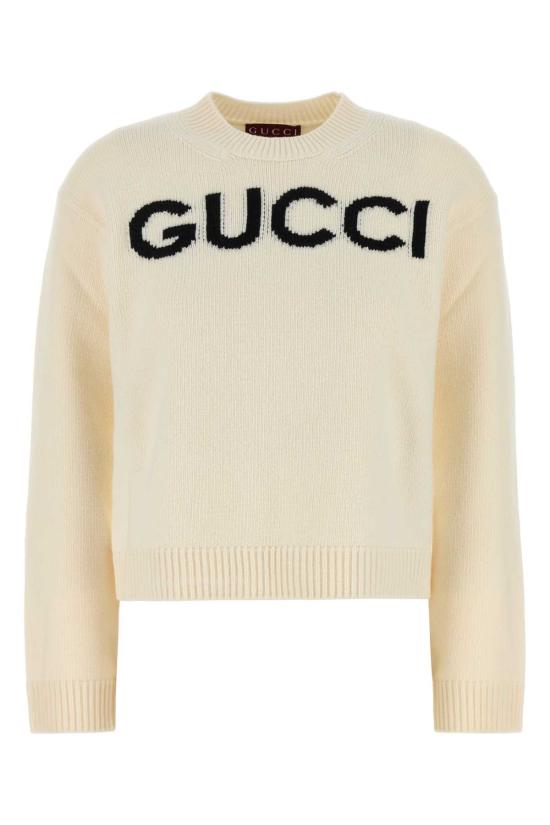 24FW 구찌 스웨터 770072XKEBC 9207 White