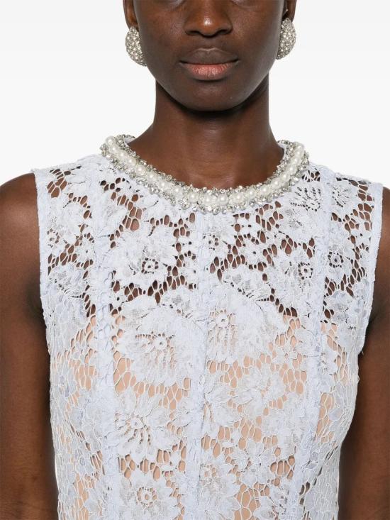 25SS 셀프 포트레이트 미디 원피스 SS25 158M BLBLUE - SELF PORTRAIT