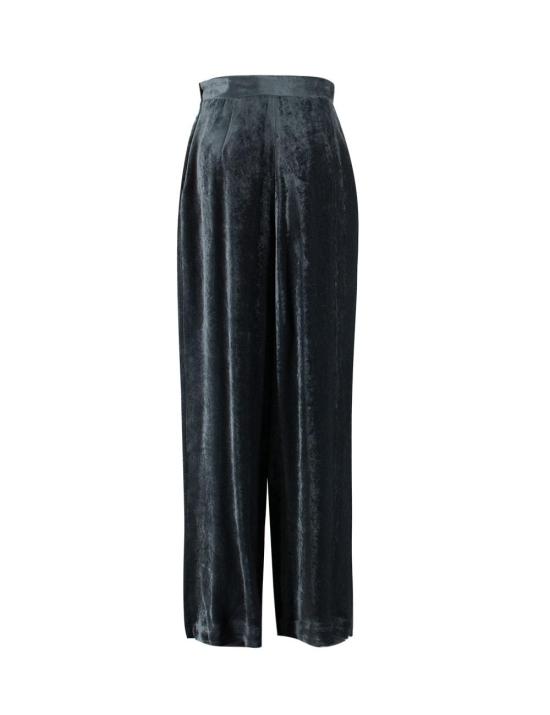  파비아나 필리피 스트레이트 팬츠 PAD223F637 H770 6150 CUOIO PETROLIO - FABIANA FILIPPI