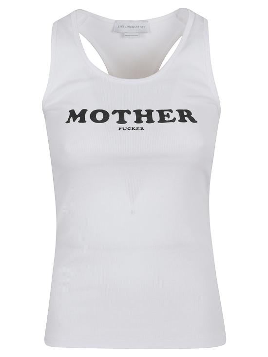 25SS 스텔라 맥카트니 민소매 티셔츠 6J0341 3SPZ91 9000 PURE WHITE