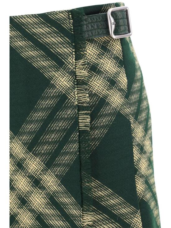  버버리 숏 스커트 8083032 B8682 GREEN - BURBERRY