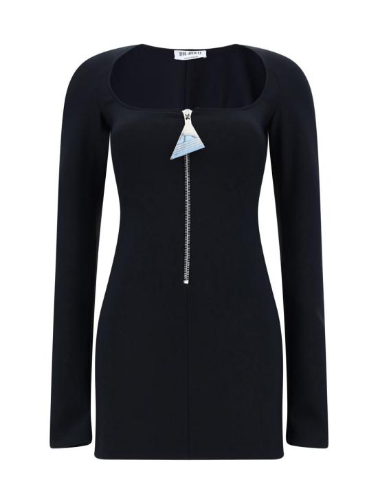 24FW 디 아티코 숏 원피스 248WCA312E100 100 Black